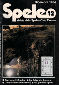 Grotta Giusti Diving - Speleo 1984